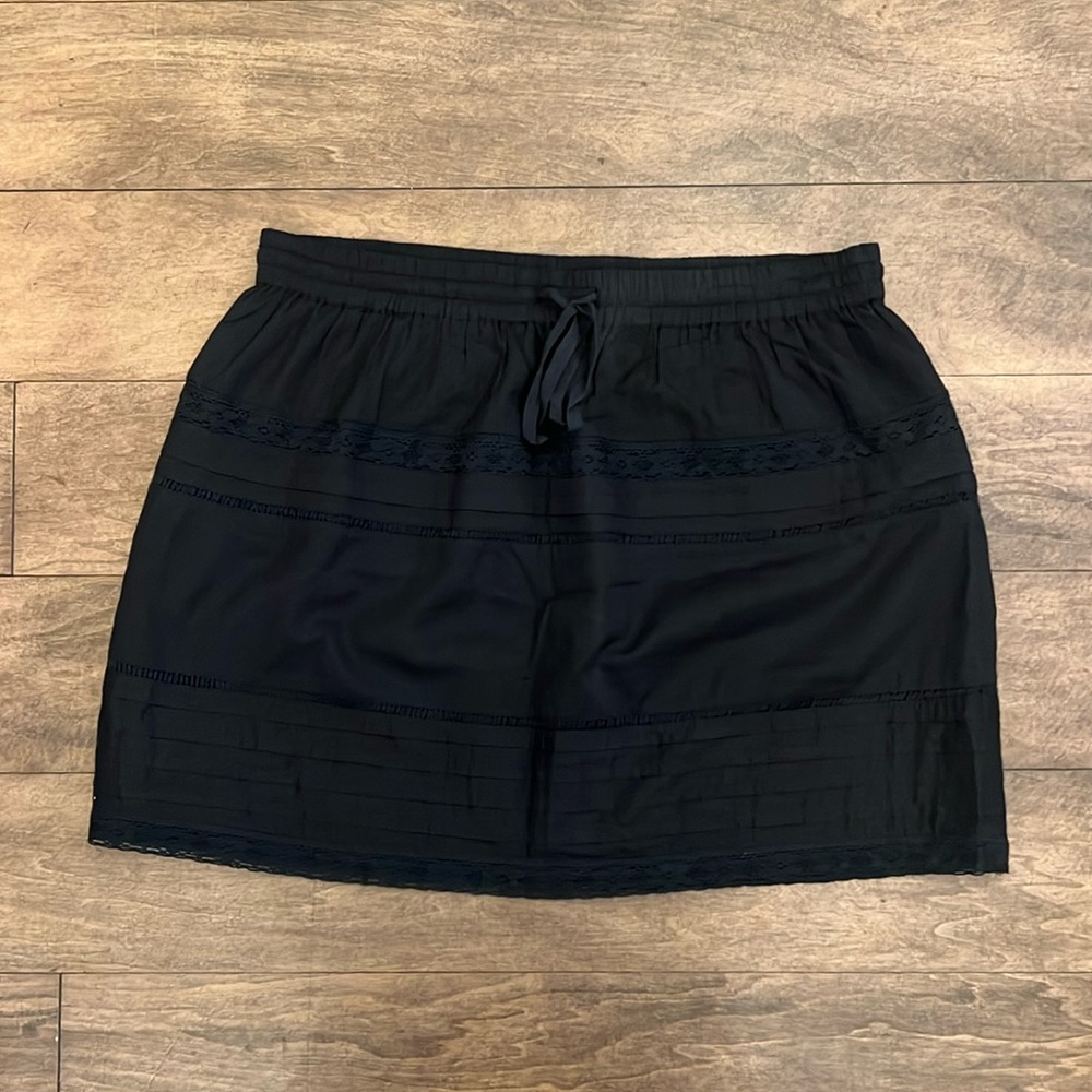 Loft Black Lace Skirt